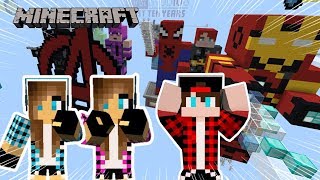 ESCONDEESCONDE COM OS VINGADORES GIGANTES DA MARVEL   Minecraft SóPorCausa [upl. by Bidget]