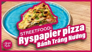 Die Ryspapier Pizza so maklik en vinnig om te maak Bánh Tráng Nướng [upl. by Aniad]