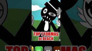 TODAS las FORMAS del SOMBRERO BLACK de SPRUNKI INCREDIBOX 👑 [upl. by Elcin]