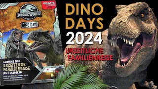 Jurassic World ™ Dino Days 2024 Urzeitliche Familienreise  alle Infos amp Dinosaurier Merchandise [upl. by Dev803]