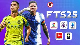 FTS 25 MOBILE™ ANDROID OFFLINE 300 MB NEW KITS 202425 REAL FACES AND LATEST TRANSFERS BEST GRAPHICS [upl. by Breen]