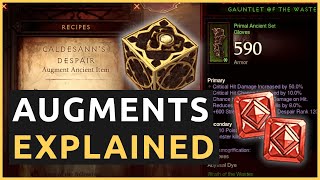 Caldesanns Despair  Diablo 3 Recipe that adds Enchants Augments [upl. by Ynatsyd]