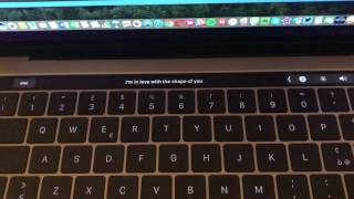 Musixmatch Lyrics on Mac Touch Bar [upl. by Alamaj]