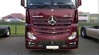 New 2012 MercedesBenz Actros Mp4  Premiere at Mercedes Mojsiuk  Koszalin 8112011 [upl. by Cristine]