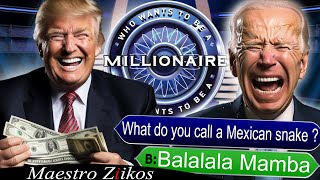 TRUMP amp BIDEN  WHO WANTS TO BE A MILLIONAIRE [upl. by Blake485]