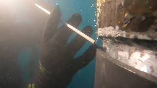 Underwater corrosion damage repair Underwater welding [upl. by Amar]