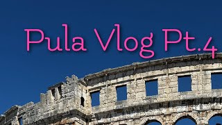 Vlog de vacaciones  Pula Croacia 🇭🇷 [upl. by Auqinihs]