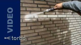 Klinkerfassadenreinigung mit torbo  Clinker facade cleaning with torbo [upl. by Bev634]