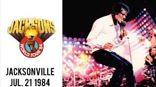 The Jacksons  Victory Tour Live in Jacksonville July 21 1984 [upl. by Casimire]