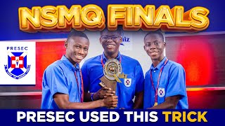 THE PRESEC TRICK NSMQ2022 GRAND FINAL PREMPEH COLLEGE VS PRESEC LEGON VS ADISADEL COLLEGE [upl. by Elehcin]