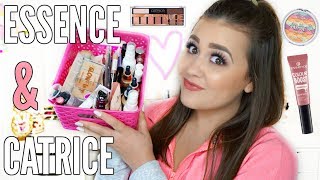 NEW AT THE DRUGSTORE ESSENCE amp CATRICE SpringSummer 2018  Haul Review amp Swatches [upl. by Sahcnip]