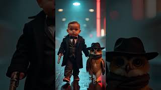 Mafia Boss Duo on the Ramp 🕴️🐾👶 mafiavibes [upl. by Anialed]