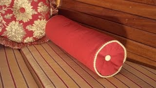 How to Make a Neckroll Pillow with Piping [upl. by Eustatius]