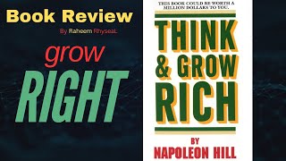 THINK AND GROW RICH” Book Review by chapter [upl. by Alys]