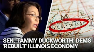 Senator Tammy Duckworth Democrats Rebuilt Illinois Economy [upl. by Lennie]