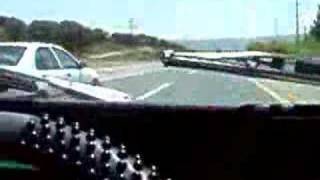 citroen 2cv aprroaching top speed 120 kmh in ISRAEL ROADS [upl. by Ostap]