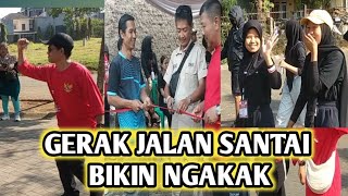 gerak jalan lucu bikin ngakak  vlog Sunandar upil [upl. by Henka]