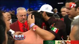 MARQUEZ VS PACQUIAO IV KO Round 6 BOX AZTECA 7 HD [upl. by Hartfield991]