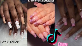 CLIENTS NAILS VS THEIR JOBS [upl. by Stephannie]