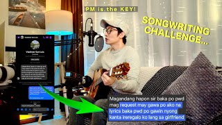 SONGWRITING CHALLENGE Lyrics niya GINAWA kong KANTA Original [upl. by Ellednahc463]