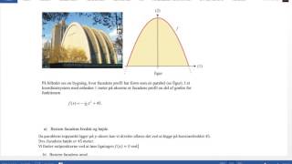 Skr eksamen  Nulpunkter og bestemt integral [upl. by Stelle790]