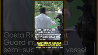 Costa Rica antidrug operation seized two tons of cocaine  WION Shorts [upl. by Terej]