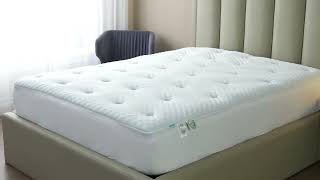 Hansleep Egg Crate Memory Foam Mattress Topper [upl. by Gottwald339]