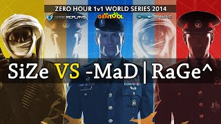 WS2014  Size VS Rage  Finals  1v1  Generals Zero Hour [upl. by Masterson]