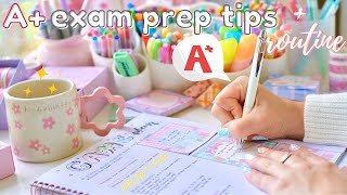 Exam study routine to always get A ✨💯 exam tips [upl. by Columbine]