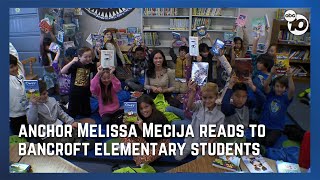 ABC 10News anchor Melissa Mecija reads to students at Bancroft Elementary [upl. by Dranik874]