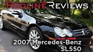 2007 MercedesBenz SL550 Review Walkaround Exhaust amp Test Drive [upl. by Amati]