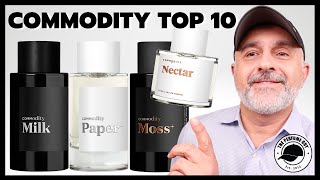 TOP 10 COMMODITY FRAGRANCES  Book Scent Space Collection Review  Price Increases Coming [upl. by Cass]