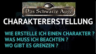 Das Schwarze Auge DSA 41 Charaktererstellung Tutorial Wie erstelle ich einen Charakter Helden [upl. by Nnylhtak]