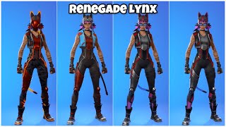 New Renegade Lynx Skin with All Chapter 4 Season 5 Dances amp EmotesFortnite Og Battle Pass [upl. by Elyssa]