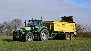 DeutzFahr Agrotron 6210 CShift amp DEWA STV mestwagen  Loonw TJampens [upl. by Alekin]