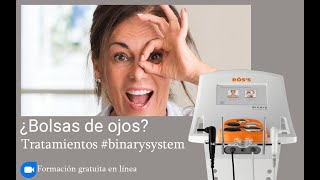 TRATAMIENTO BOLSAS OJOS CON BINARY [upl. by Bonnice]