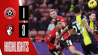 Cherries down Blades  Sheffield United 13 Bournemouth  Premier League highlights [upl. by Pasahow15]