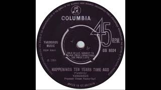 UK New Entry 1966 343 Yardbirds  Happenings Ten Years Time Ago [upl. by Nylitsirk]