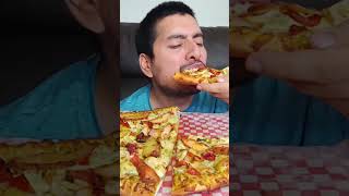 Pesto chicken pizza mukbang shorts pizza [upl. by Alyled]