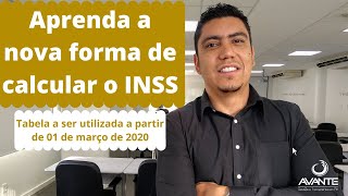 Aprenda a Calcular a Tabela de INSS 2020 Nova Fórmula [upl. by Anide]