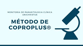 MÉTODO DE COPROPLUS®  EXAME PARASITOLÓGICO DE FEZES [upl. by Trilbee]