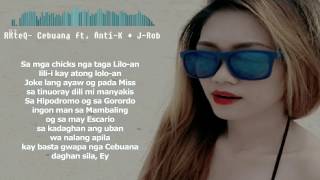 RKteQ  Cebuana Lyrics ft AntiK amp JRob [upl. by Farrish]