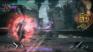 Devil May Cry 5 Blood Palace Dante vs Cavaliere Angelo NO DAMAGE [upl. by Pressey146]