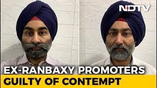 Singh Brothers ExRanbaxy Promoters Guilty Of Contempt Supreme Court [upl. by Airet]