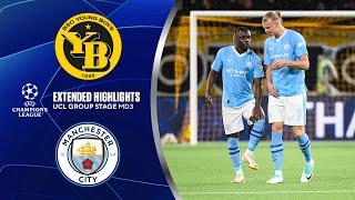 Young Boys vs Man City Extended Highlights  UCL Group Stage MD 3  CBS Sports Golazo [upl. by Minerva]