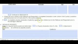 How To Complete Divorce Petition FL100  Santa Clarita Divorce [upl. by Nnaes]