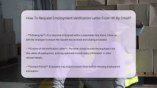 How To Request Employment Verification Letter From HR By Email  CountyOfficeorg [upl. by Violetta]