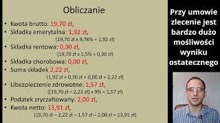 Umowa zlecenie 1970 zł  ile to jest [upl. by Parnas]