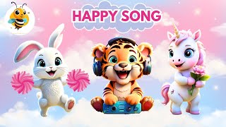 Happy Song  Happy Song for Kids  Kids Song  Action Song for Kids  Kids Song in English [upl. by Halliday]