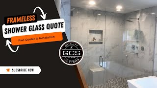 Frameless Glass Shower Door Enclosures  Cost amp Installation [upl. by Eissen452]